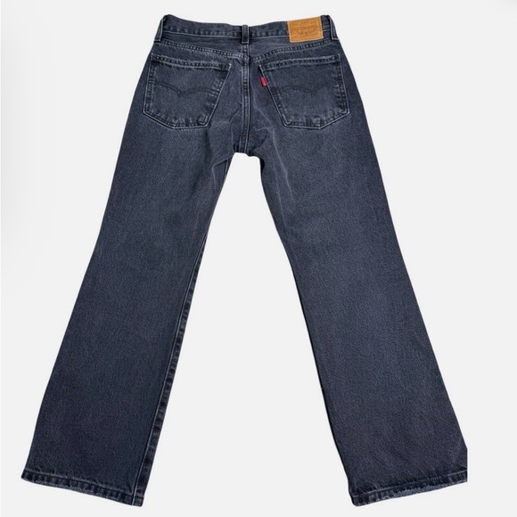 Women’s Black Levi's Middy Bootcut Anke Jeans - Picture 2 of 10